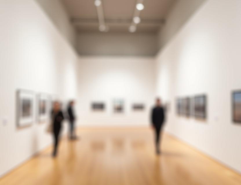 Vue d'une exposition de photos organisée à Lyon